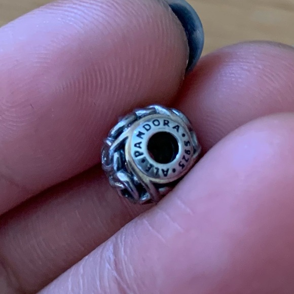 Retired Pandora Essence Collection Friendship Charm Sterling Silver - Picture 5 of 7